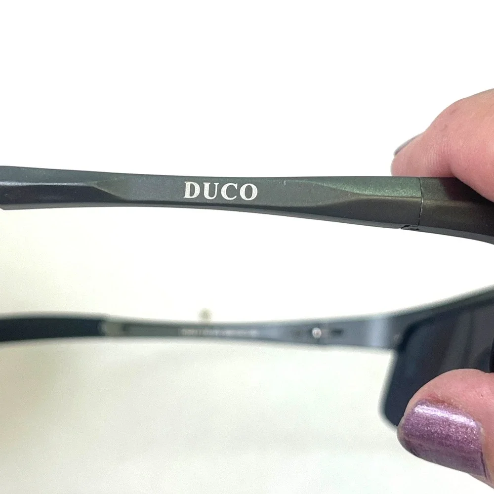 Duco DC8177S G1‎ Grey Polarized Sports Sunglasses– Wraparound